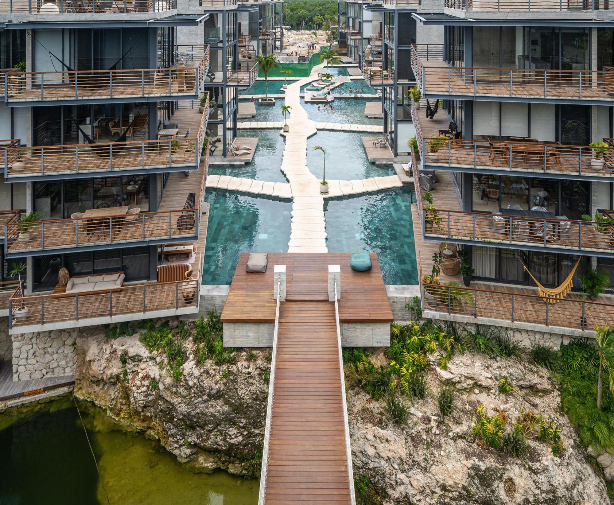 Waterworld Tulum 2Br W Cenote -Lagoons - Big Gym Bagian luar foto